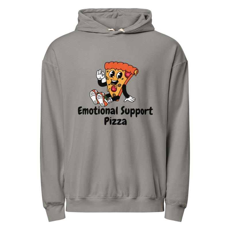 Unisex EMOTIONAL SUPPORT PIZZA Lightweight Hoodies
