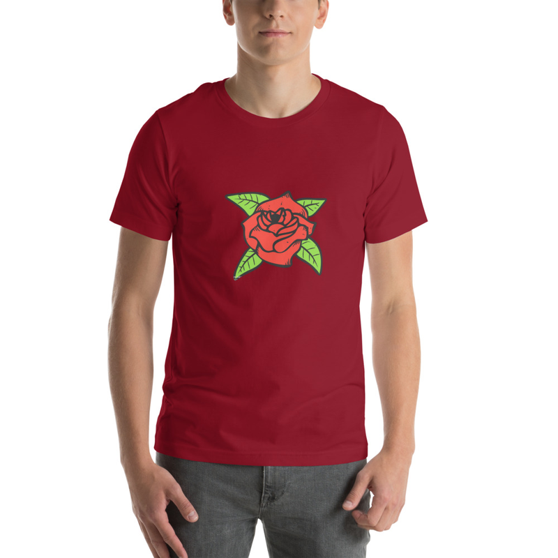 Unisex RED ROSE t-shirt