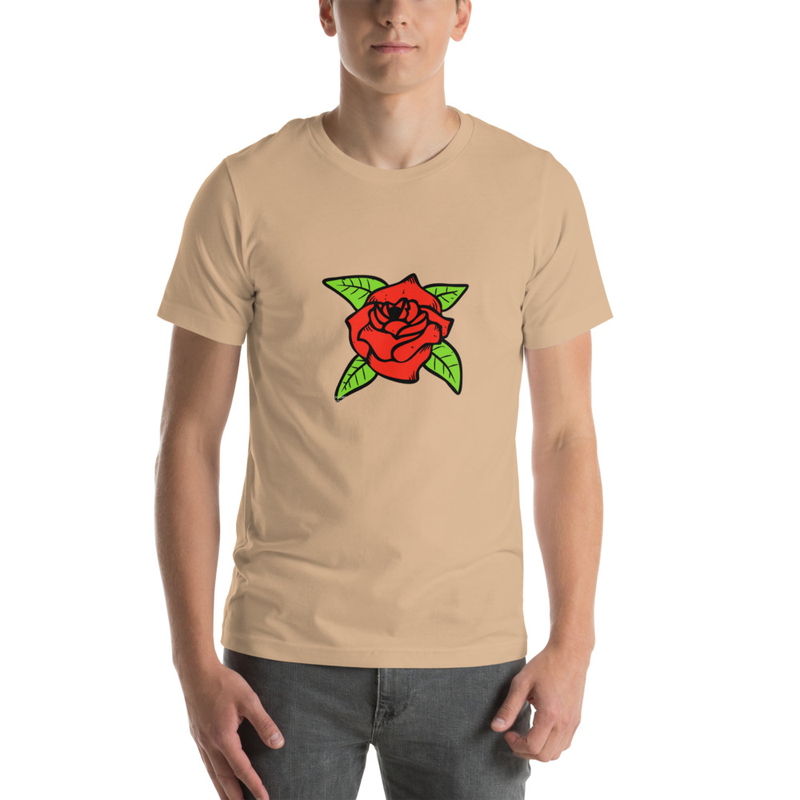 Unisex RED ROSE t-shirt