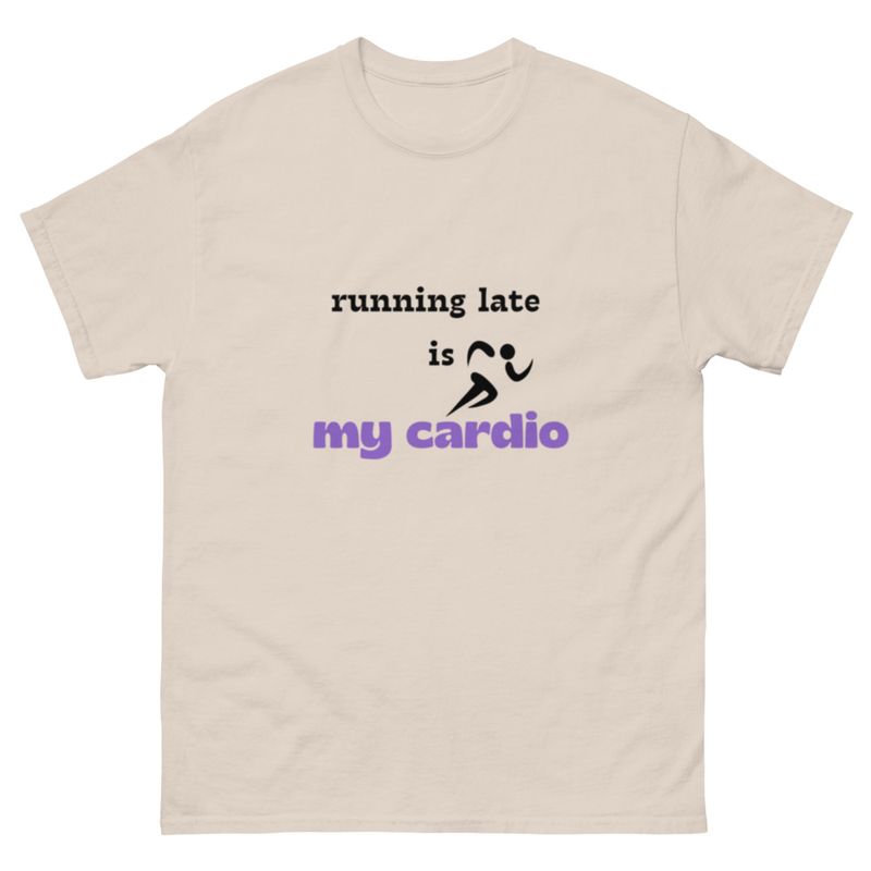 Unisex RUNNING LATE classic TEES