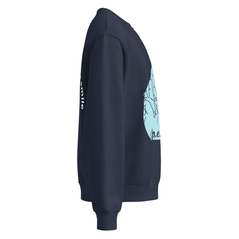 PEACE Heavyweight Sweatshirt: Built to Last, Designed for Life. Experience the signature quality of PEACE with our original heavyweight sweatshirt. 