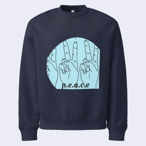 PEACE Heavyweight Sweatshirt: Built to Last, Designed for Life. Experience the signature quality of PEACE with our original heavyweight sweatshirt. 