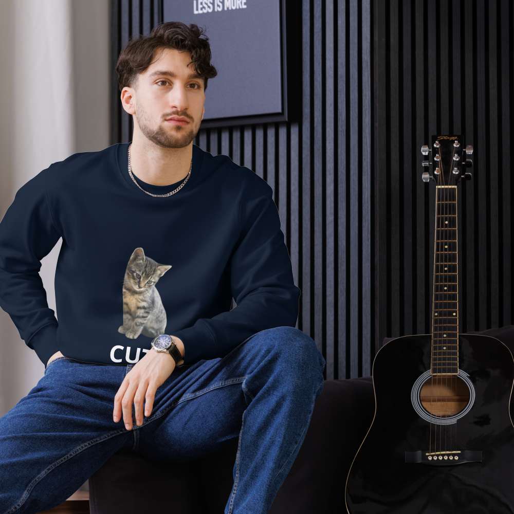 Unisex Eco Sweatshirt – Sustainable Comfort with Timeless Style.