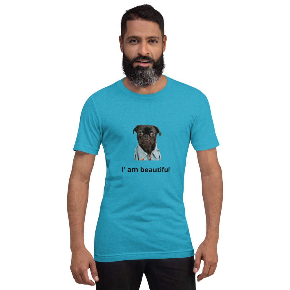 Beautiful Dog T-Shirt | Bella Canvas 3001 Unisex Tee