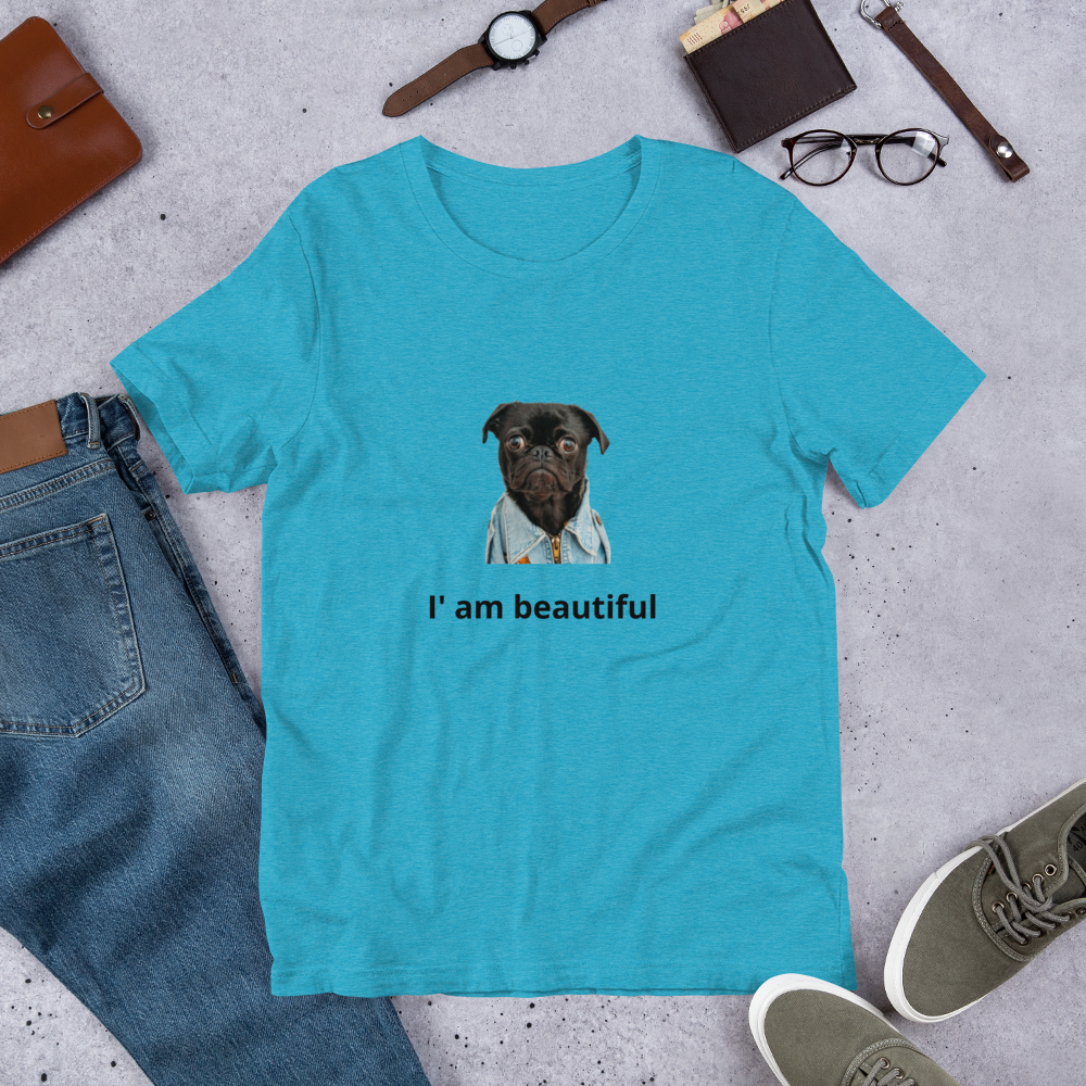 Beautiful Dog T-Shirt | Bella Canvas 3001 Unisex Tee