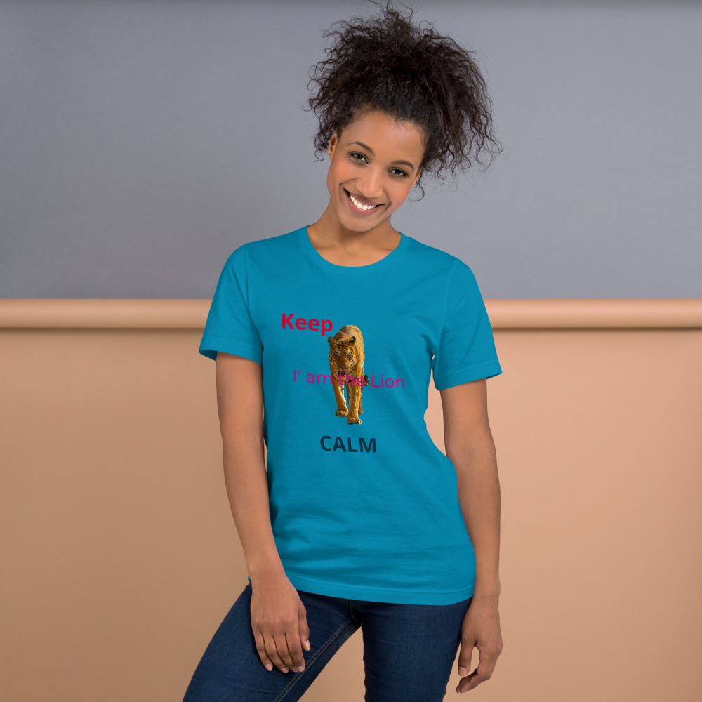 Keep Calm — I’m the Lion” Customized Unisex T-Shirt