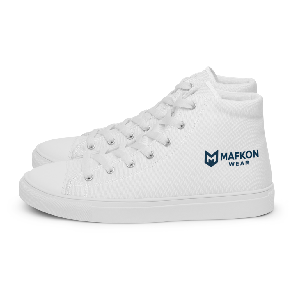 MAFKON WEAR Men’s High-Top Canvas Shoes – Bold Street Style & All-Day Comfort.