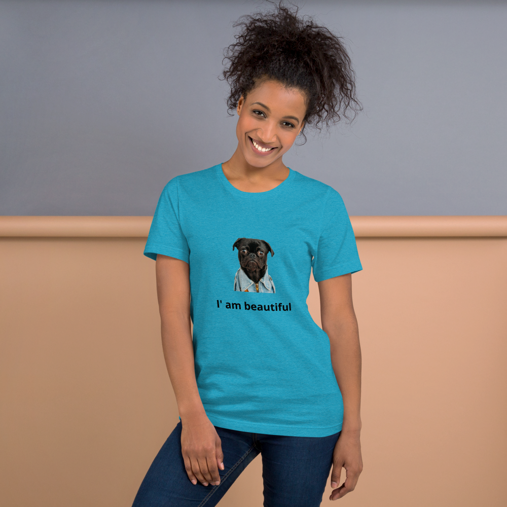 Beautiful Dog T-Shirt | Bella Canvas 3001 Unisex Tee