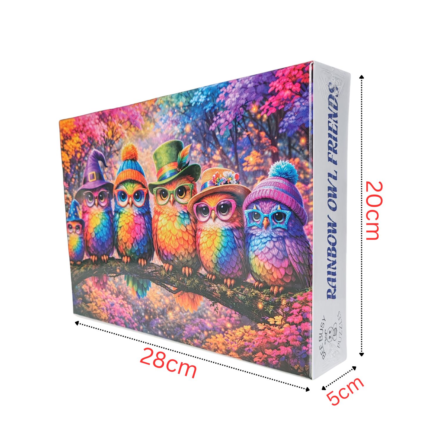 rainbow owl friends