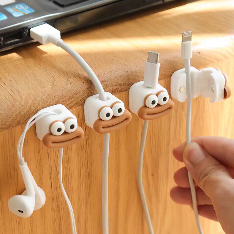 Funny Cartoon Cable Organizer Clips
