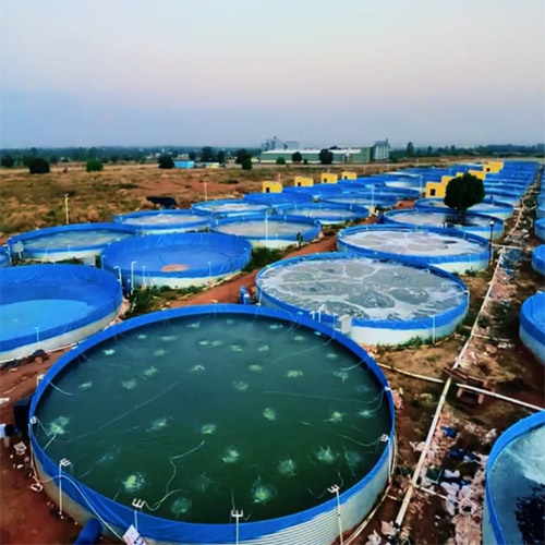 Modüler Silindirik Balık Yetiştirme Havuzu