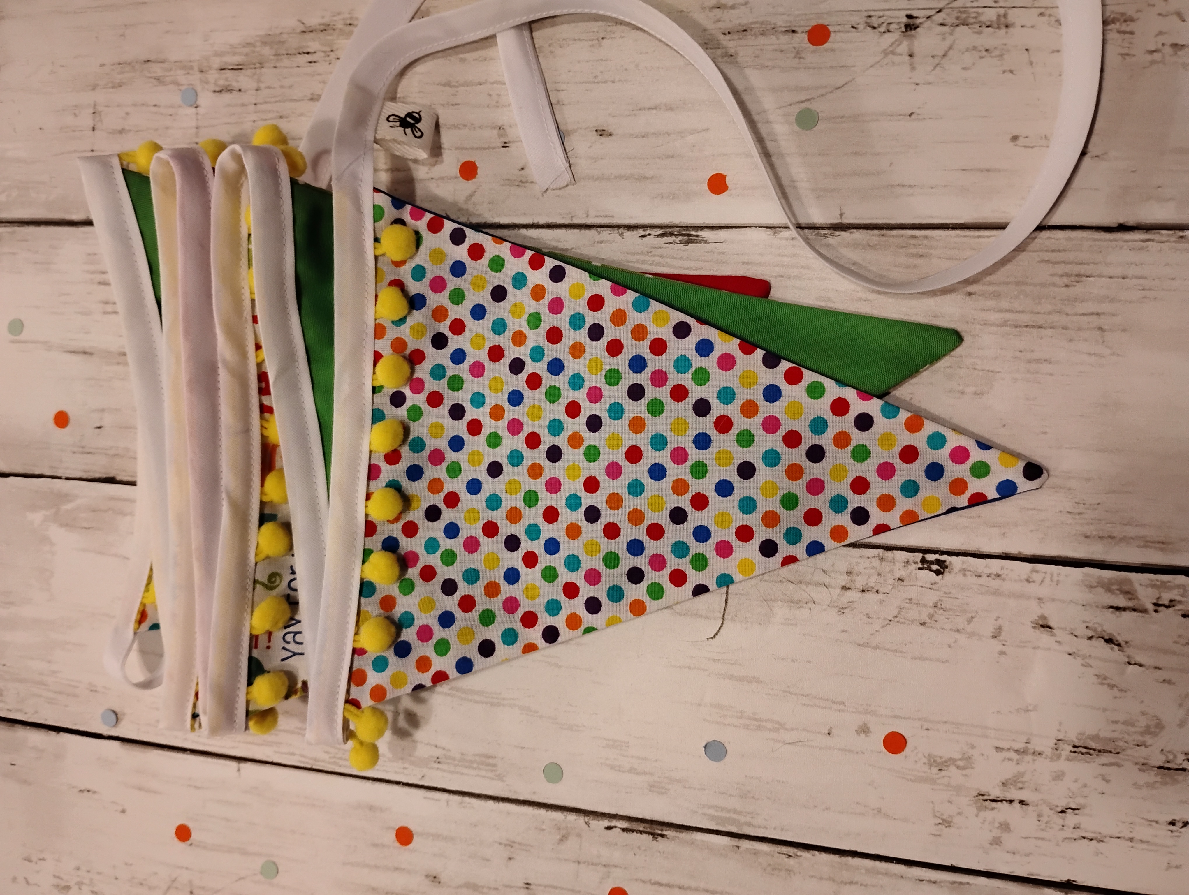 Celebration Fabric Bunting Banner