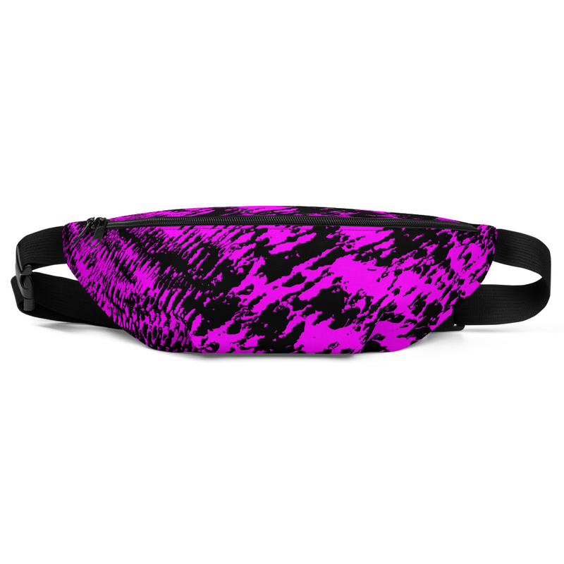 Neon Violet Anti-Recognition Pattern Fanny Pack