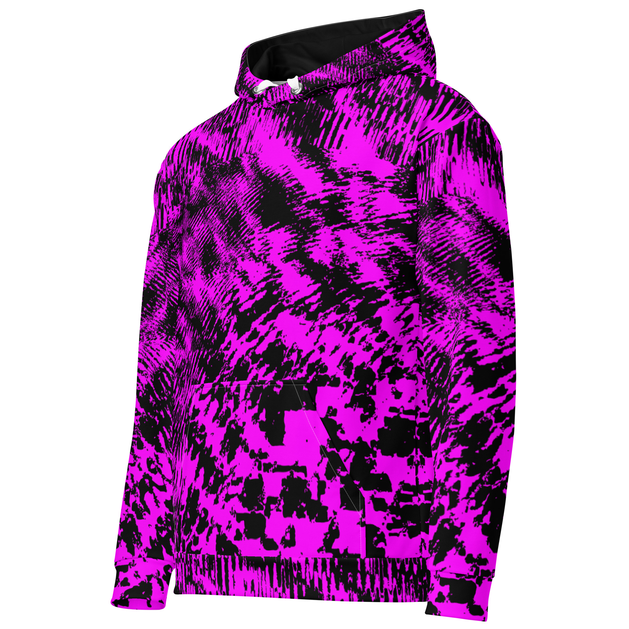Neon Violet Anti-Recognition Pattern Hoodie