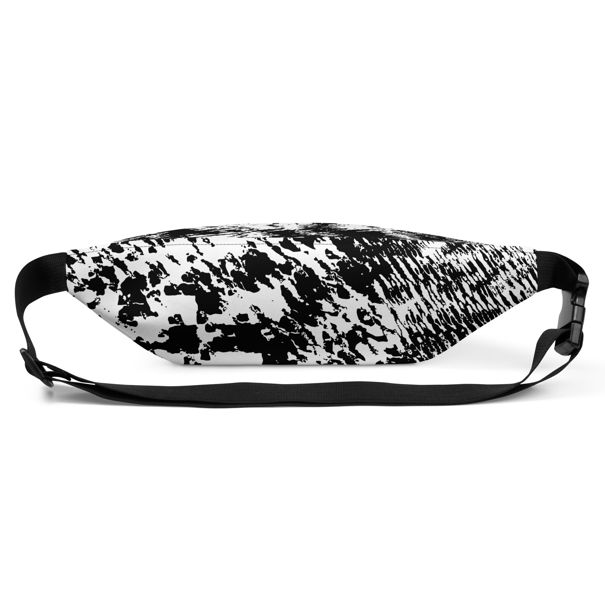 Black & White Anti-Recognition Pattern Fanny Pack