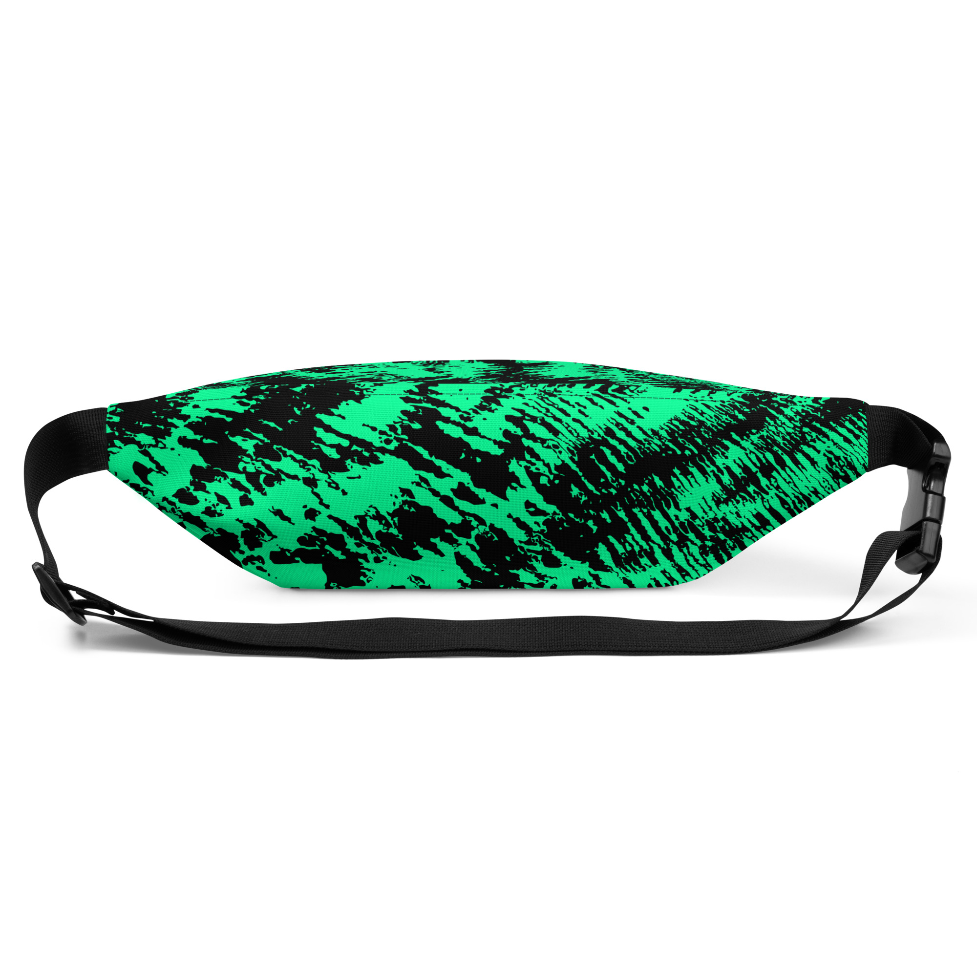 Neon Green Anti-Recognition Pattern Fanny Pack