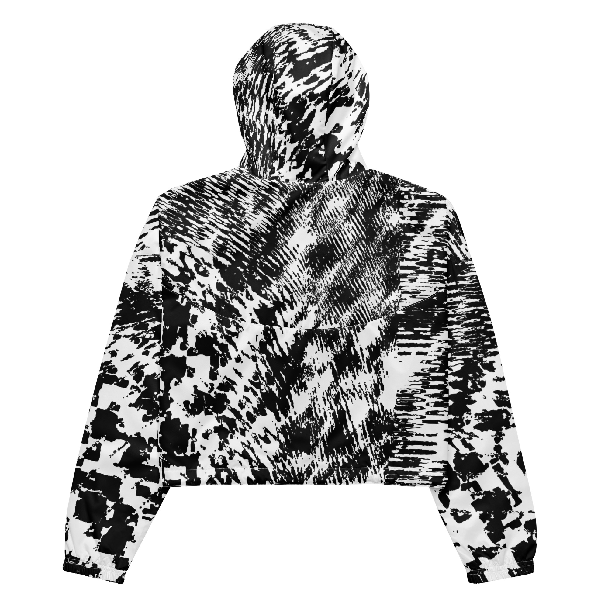 Anti-Recognition Patten Cropped Windbreaker