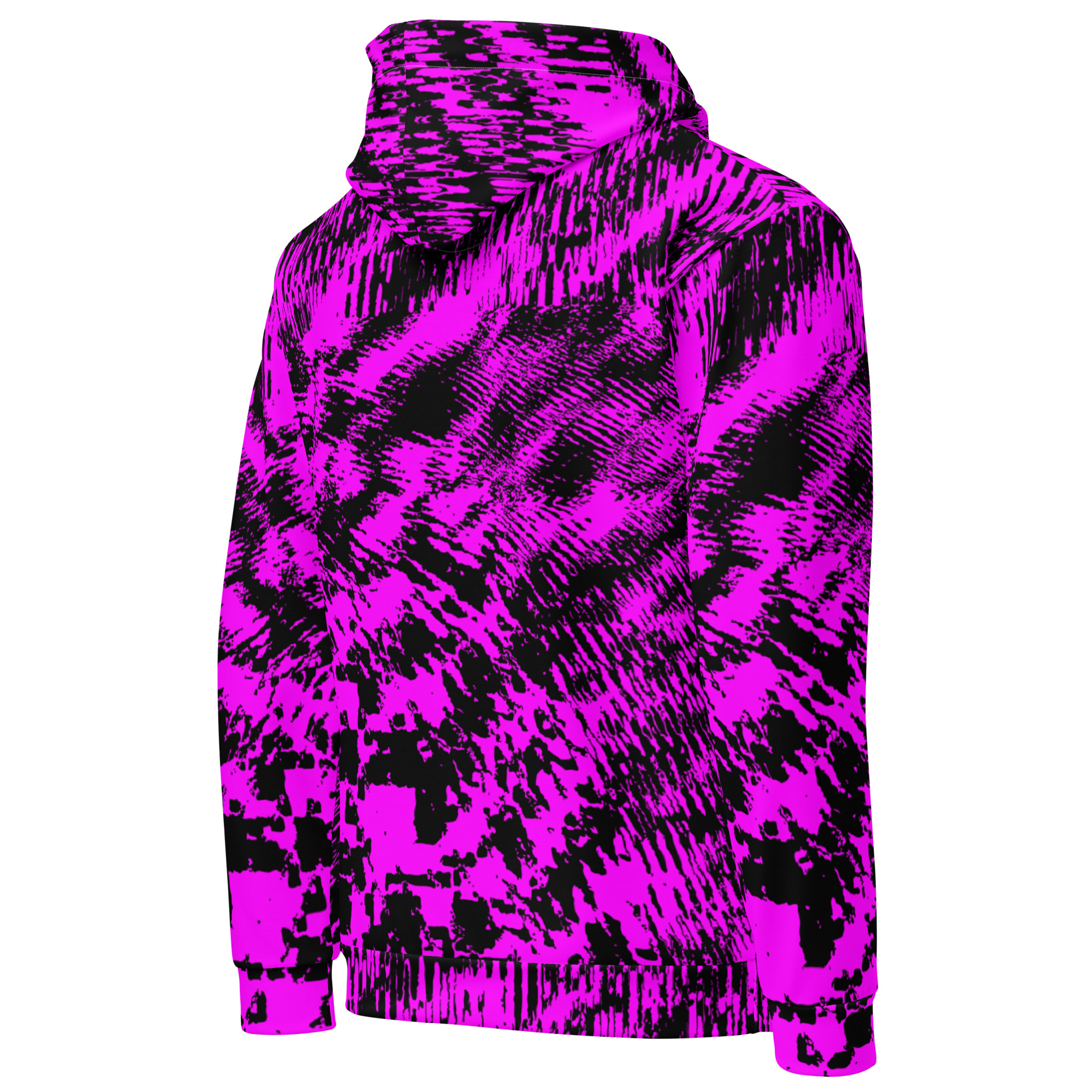 Neon Violet Anti-Recognition Pattern Hoodie