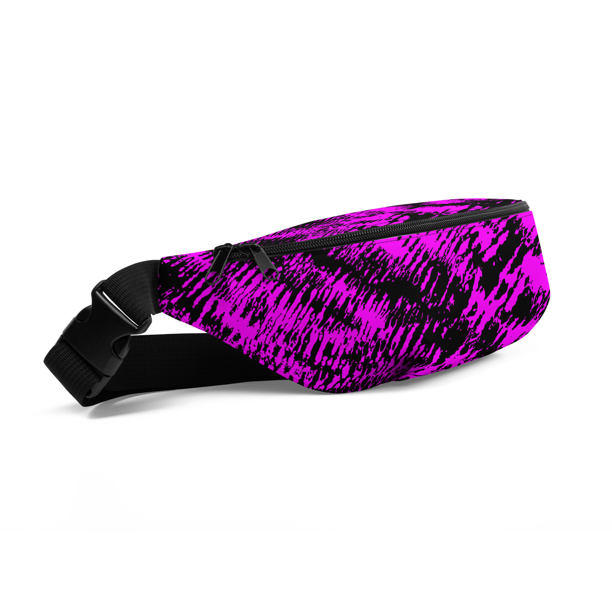 Neon Violet Anti-Recognition Pattern Fanny Pack