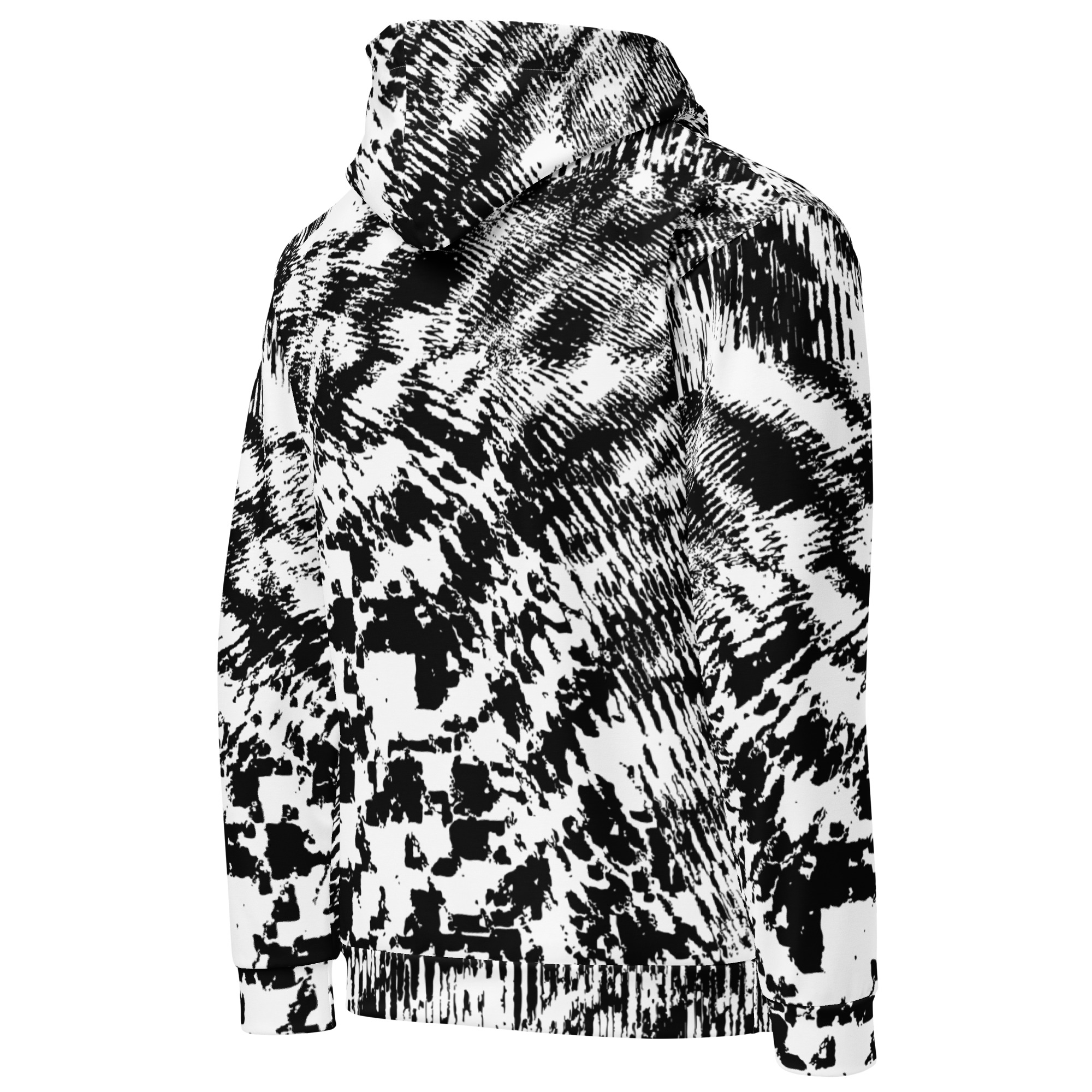 Black & White Anti-Recognition Pattern Hoodie