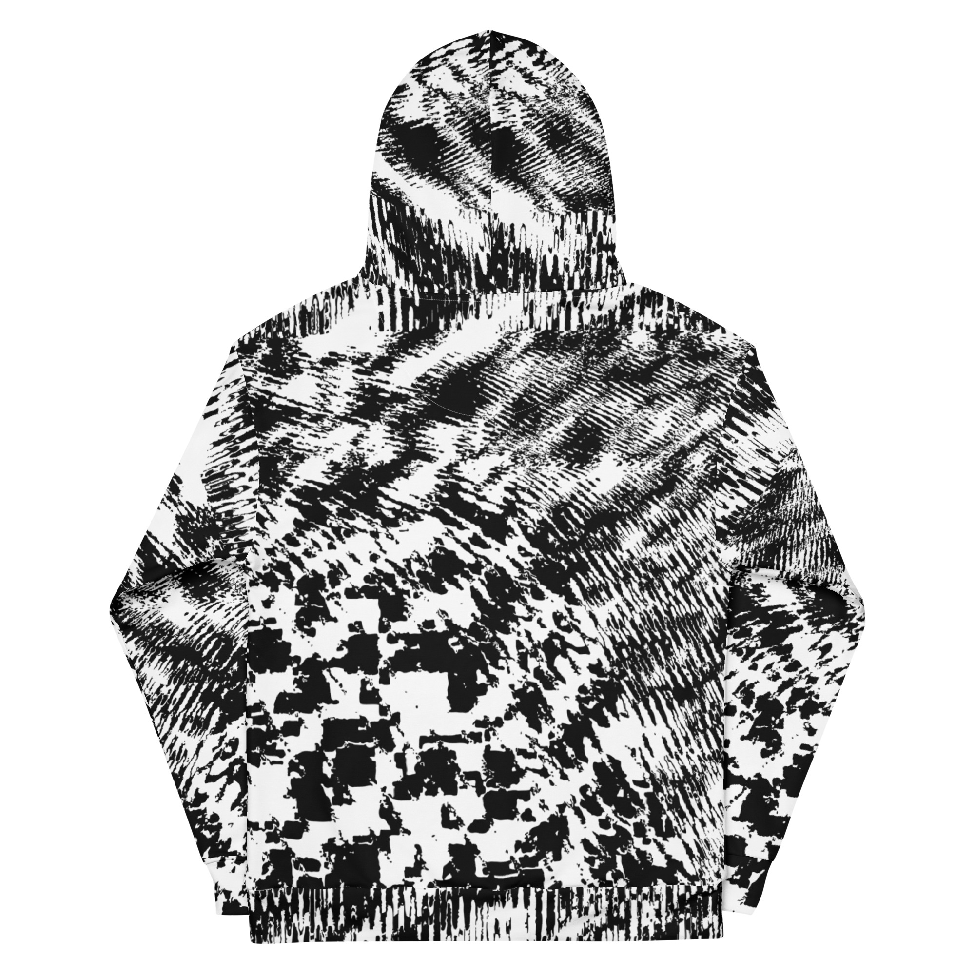 Black & White Anti-Recognition Pattern Hoodie