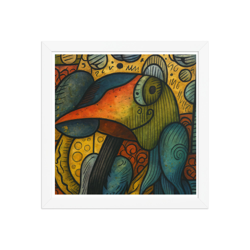 Póster enmarcado: Criatura de la Creatividad