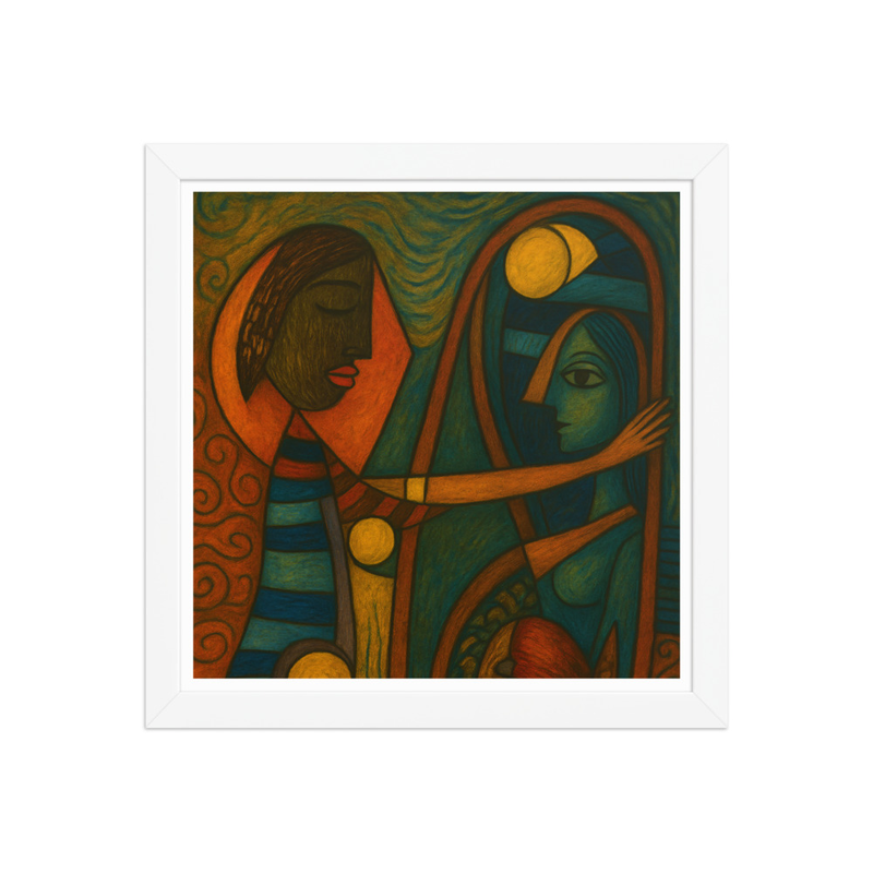 Póster enmarcado: Criatura de la Verdad