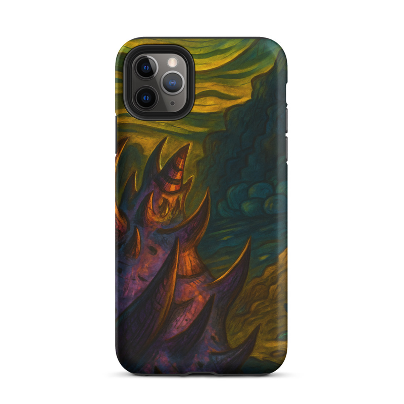 Funda dura para iPhone®: Criatura de la Soledad