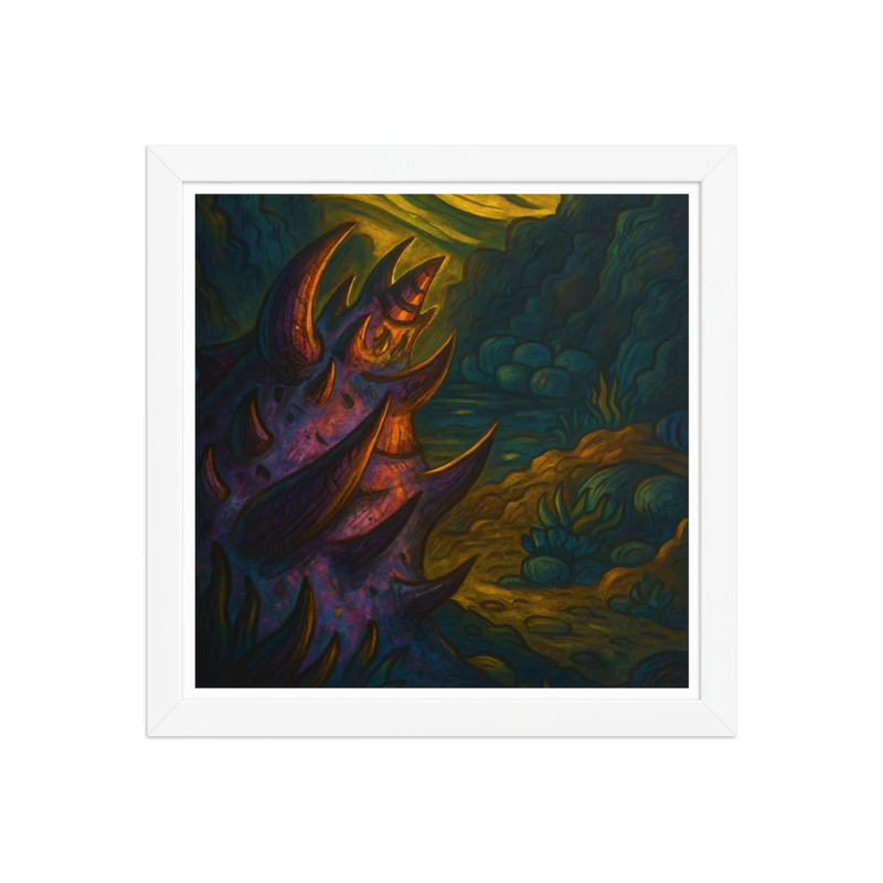 Póster enmarcado: Criatura de la Soledad