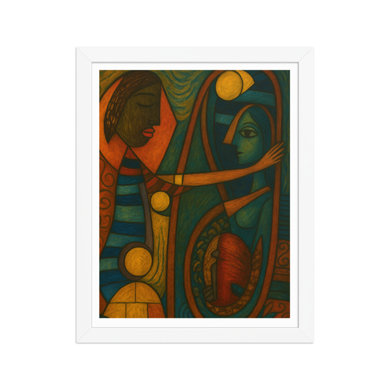 Póster enmarcado: Criatura de la Verdad