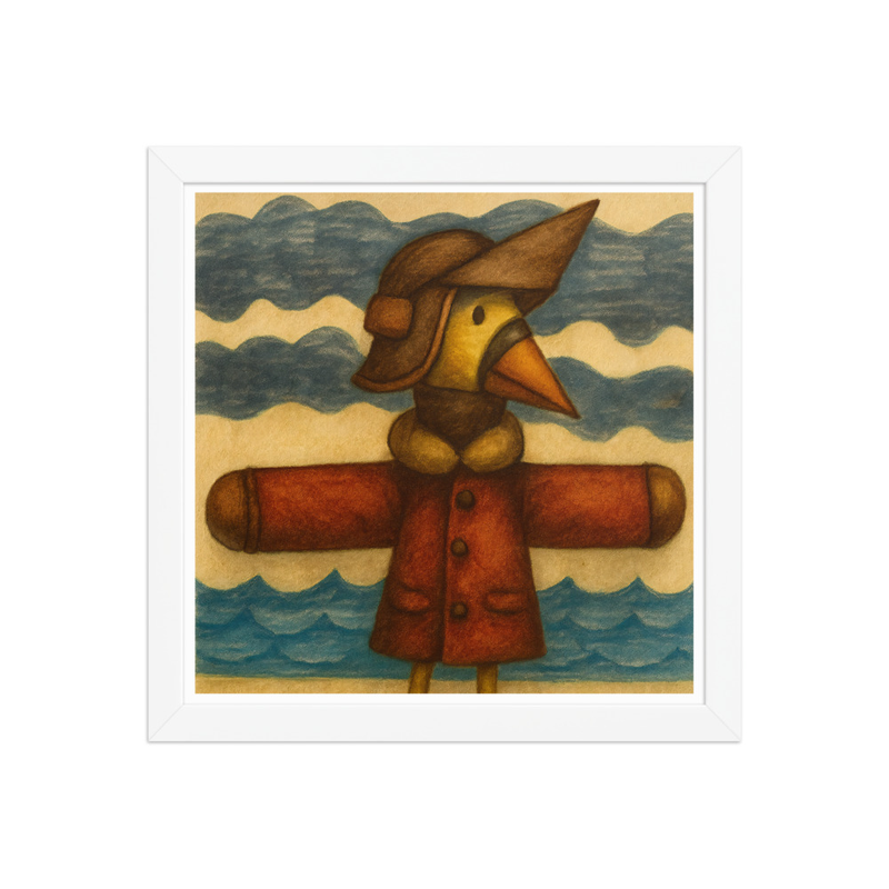 Póster enmarcado: Criatura de la Inocencia