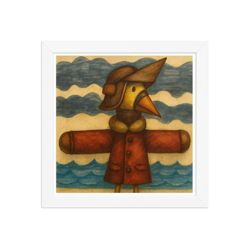 Póster enmarcado: Criatura de la Inocencia