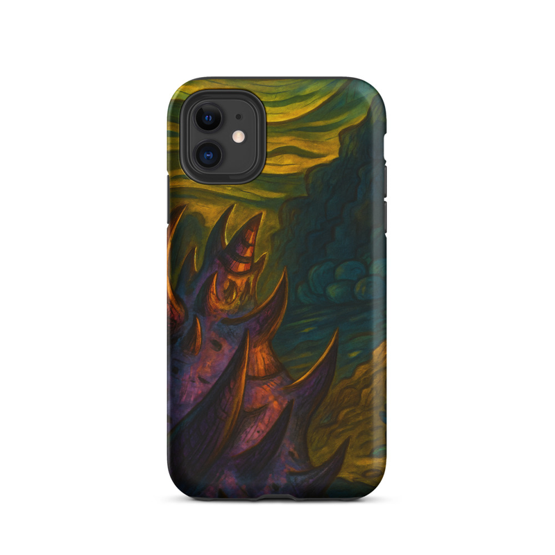 Funda dura para iPhone®: Criatura de la Soledad