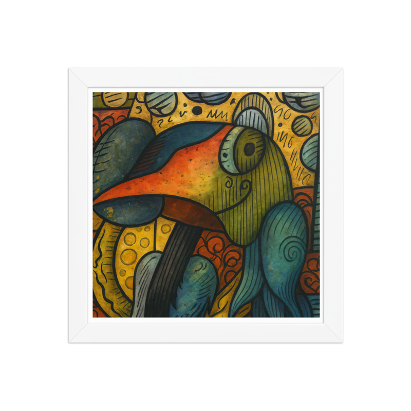 Póster enmarcado: Criatura de la Creatividad