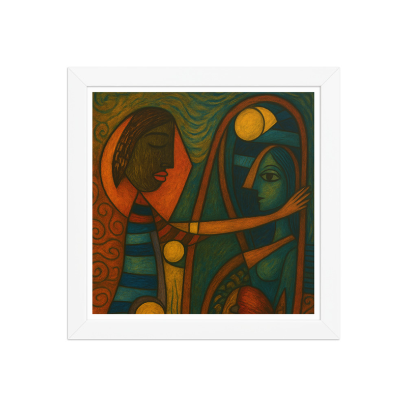 Póster enmarcado: Criatura de la Verdad