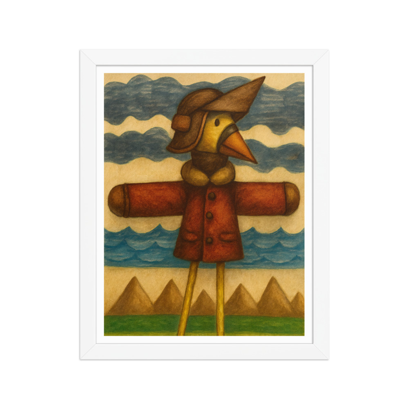 Póster enmarcado: Criatura de la Inocencia