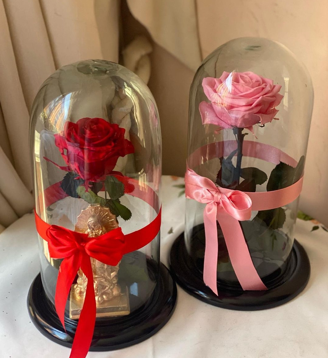 Rosa o Girasol natural preservada 