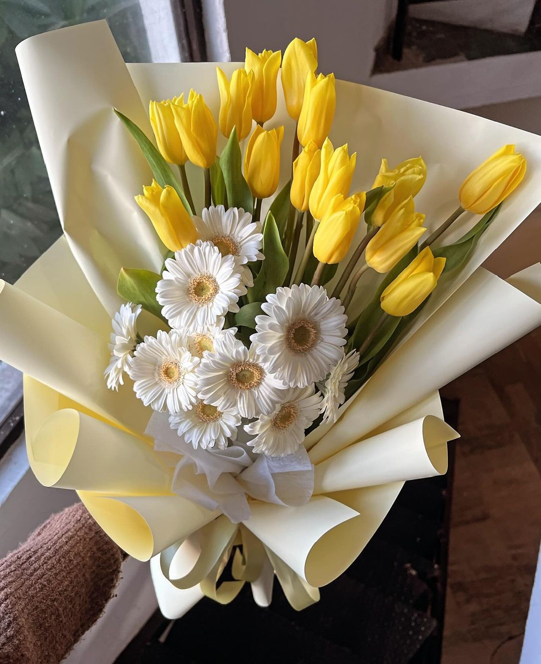 Bouquet de tulipanes lisius