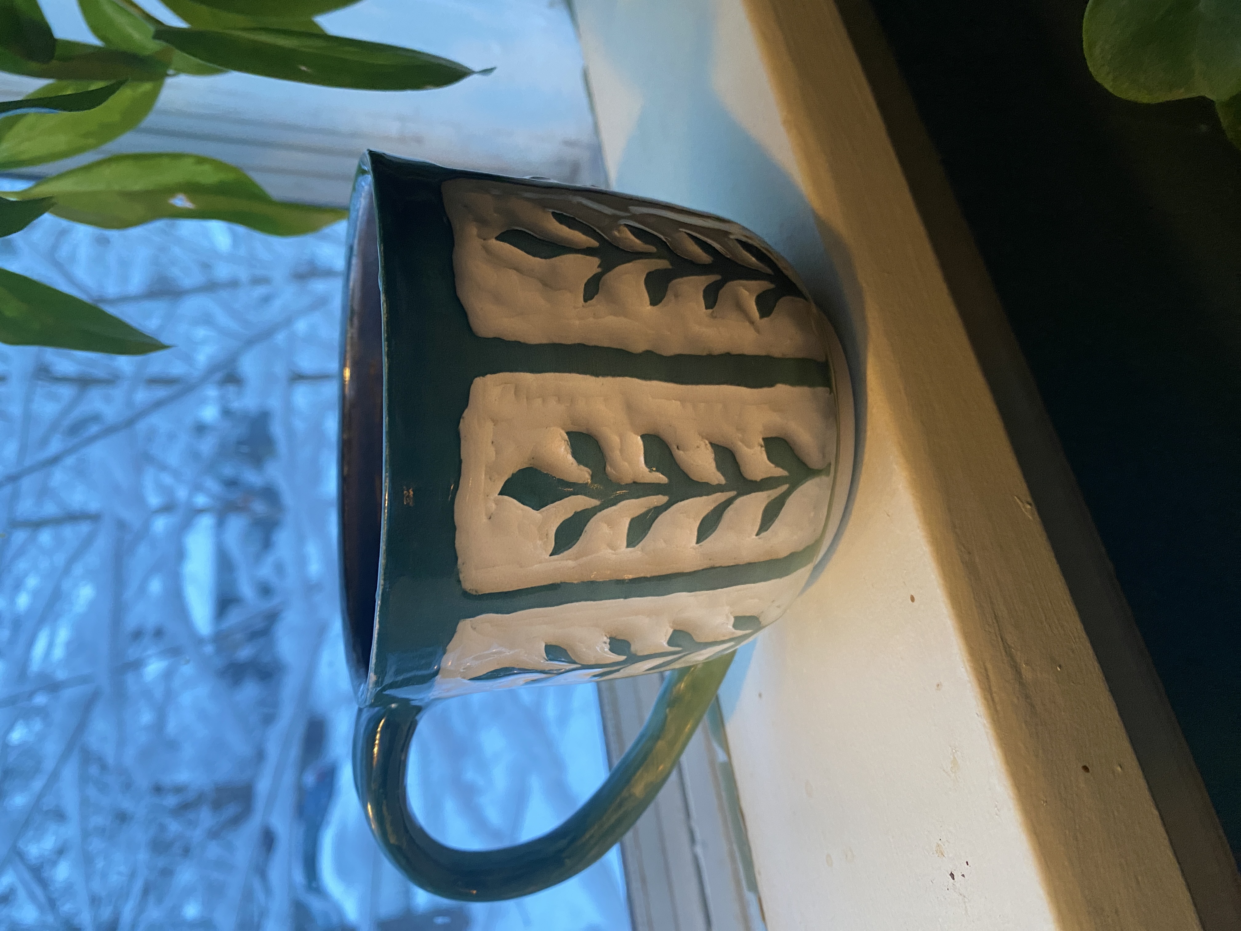 Handmade Vine Mug 14 oz
