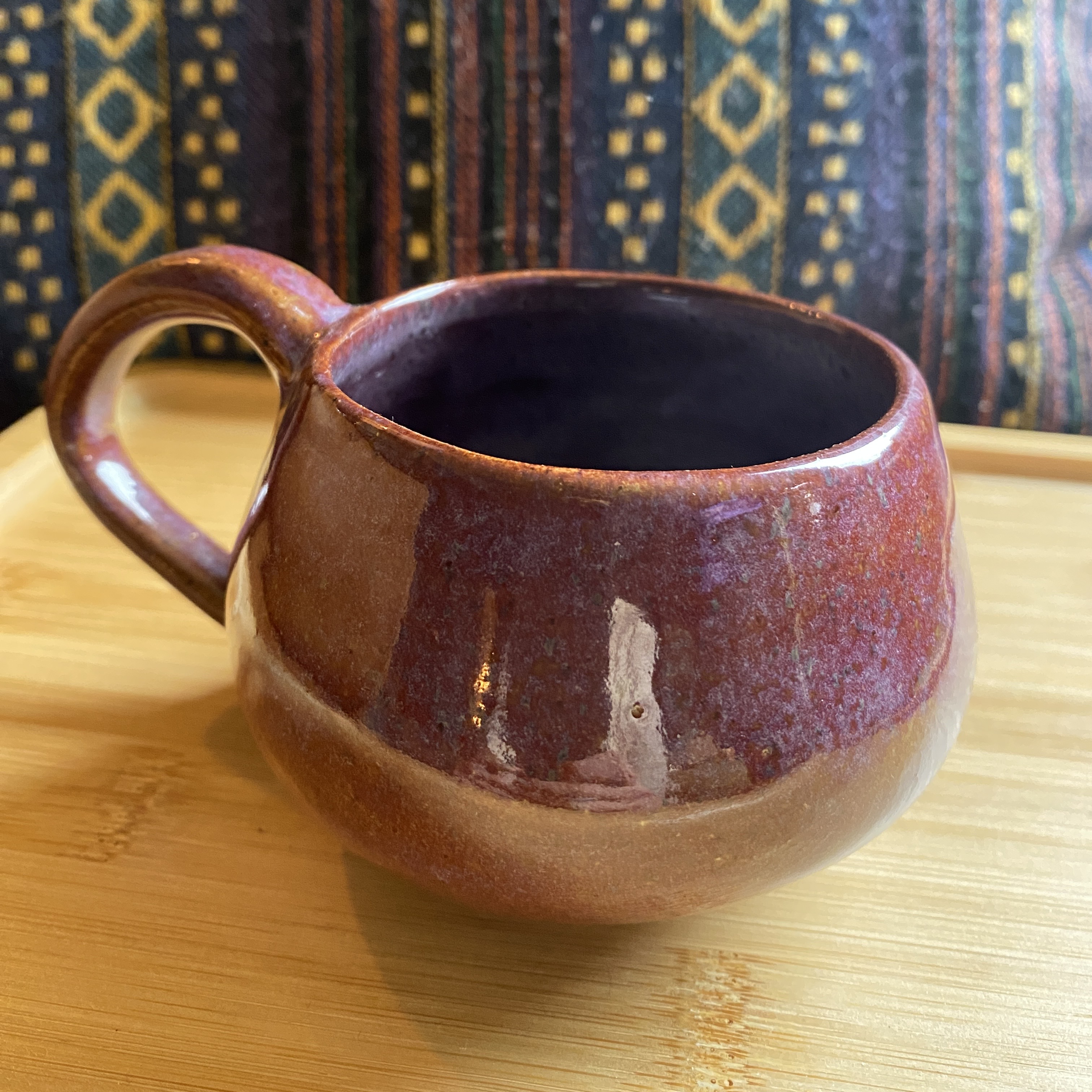 Handmade Purple Mug, 10oz
