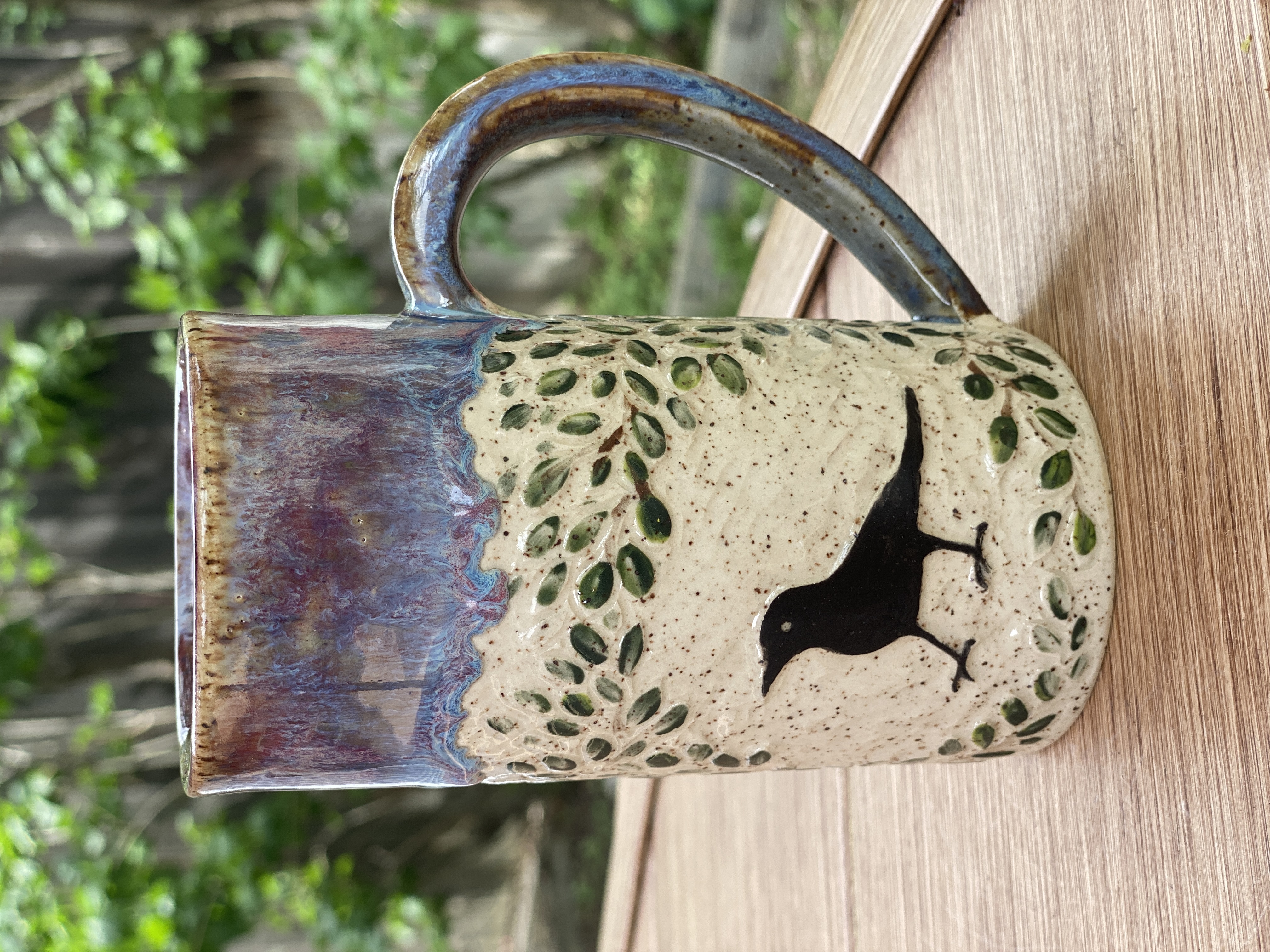 Tall Crow Mug, 11 oz