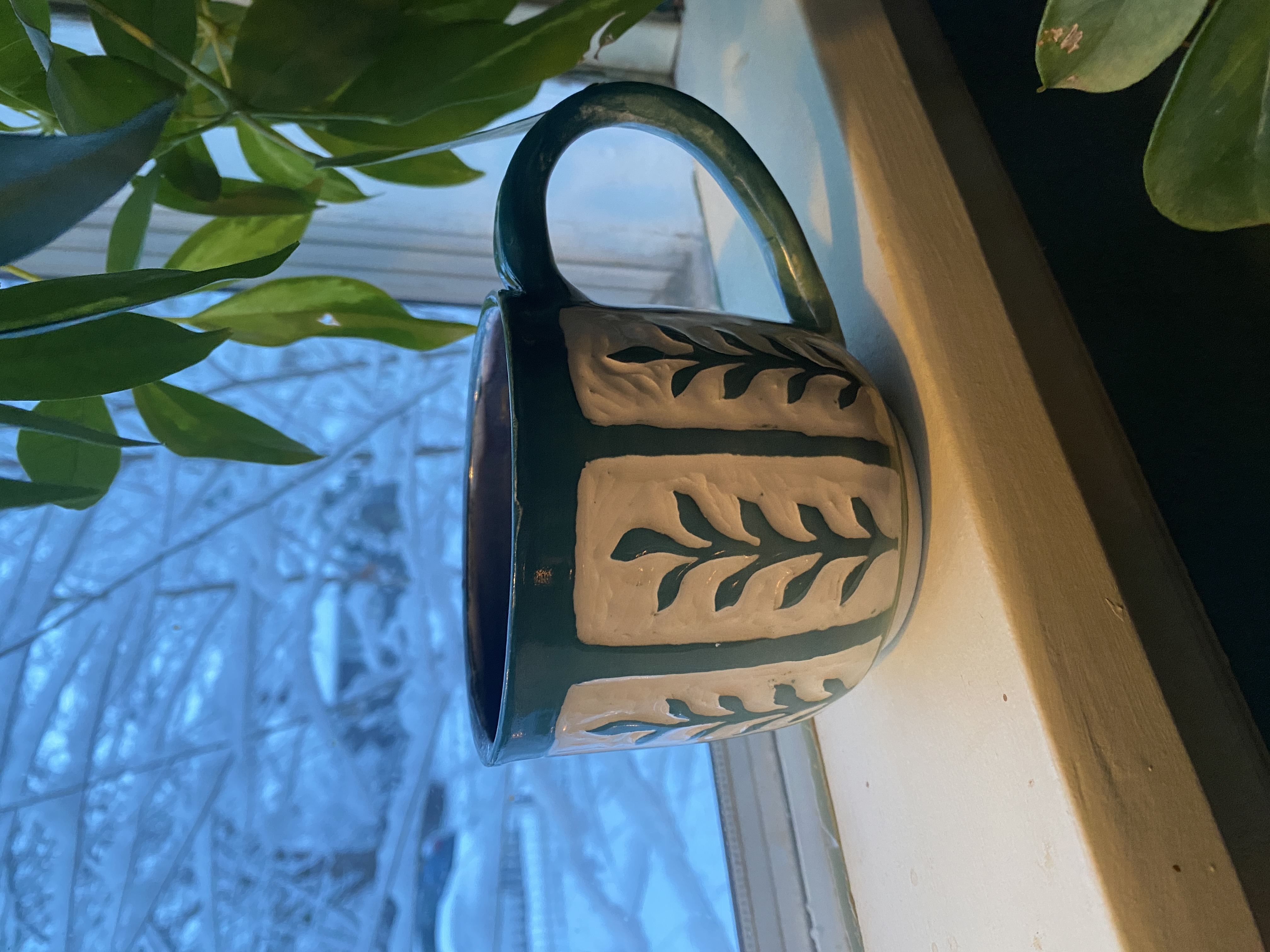 Handmade Vine Mug 14 oz