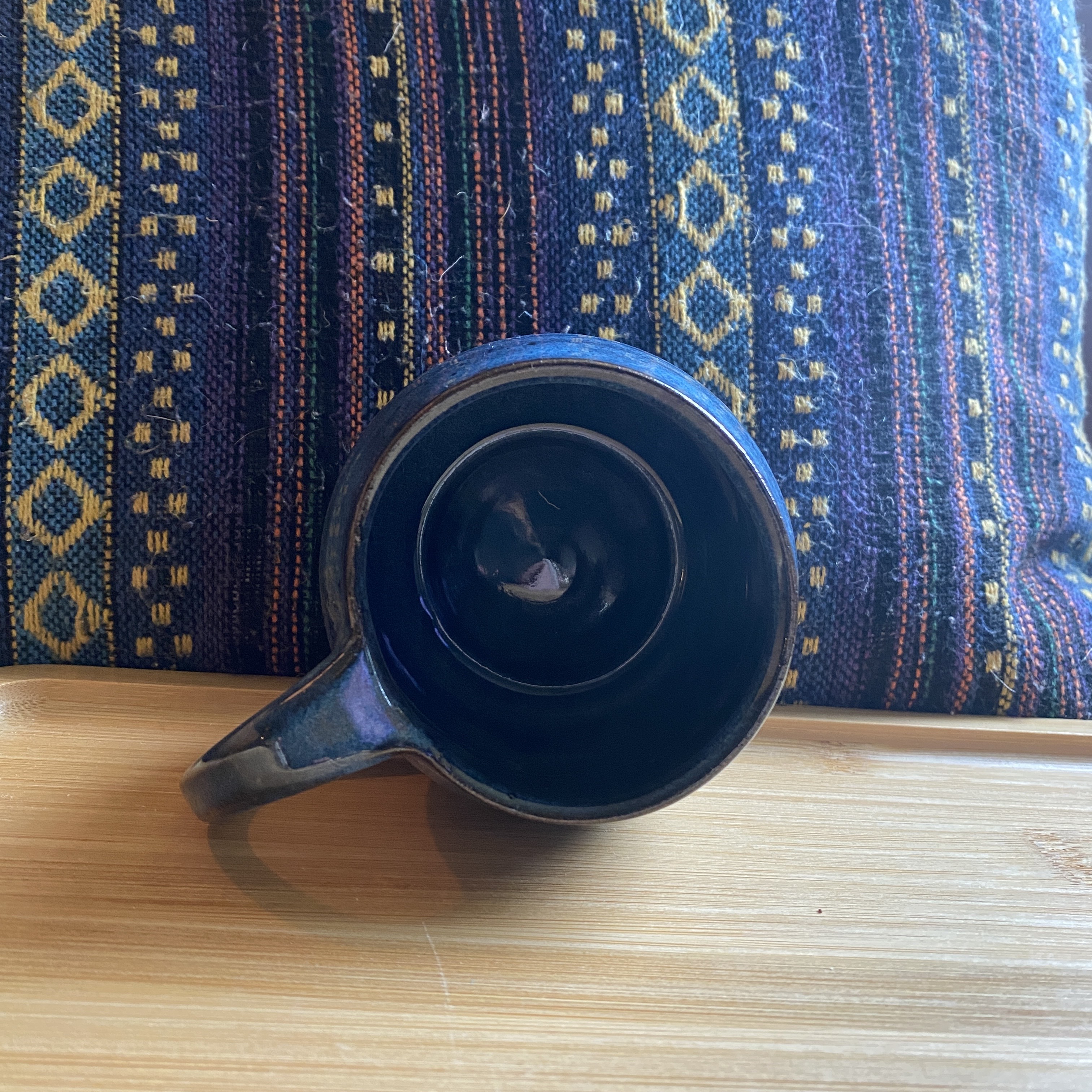 Handmade Blue Mug, 10 oz