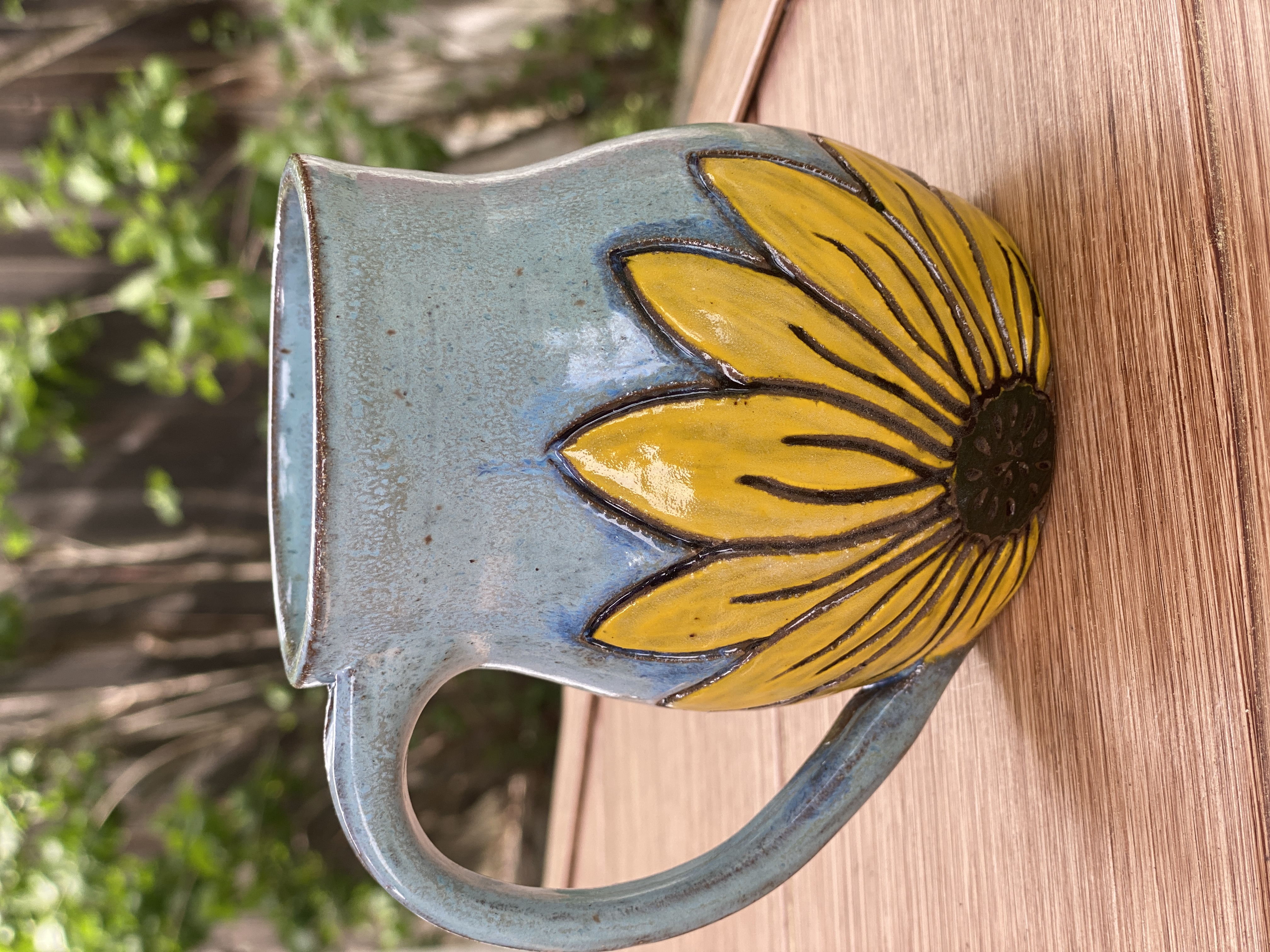 Sunflower Mug, 14 oz