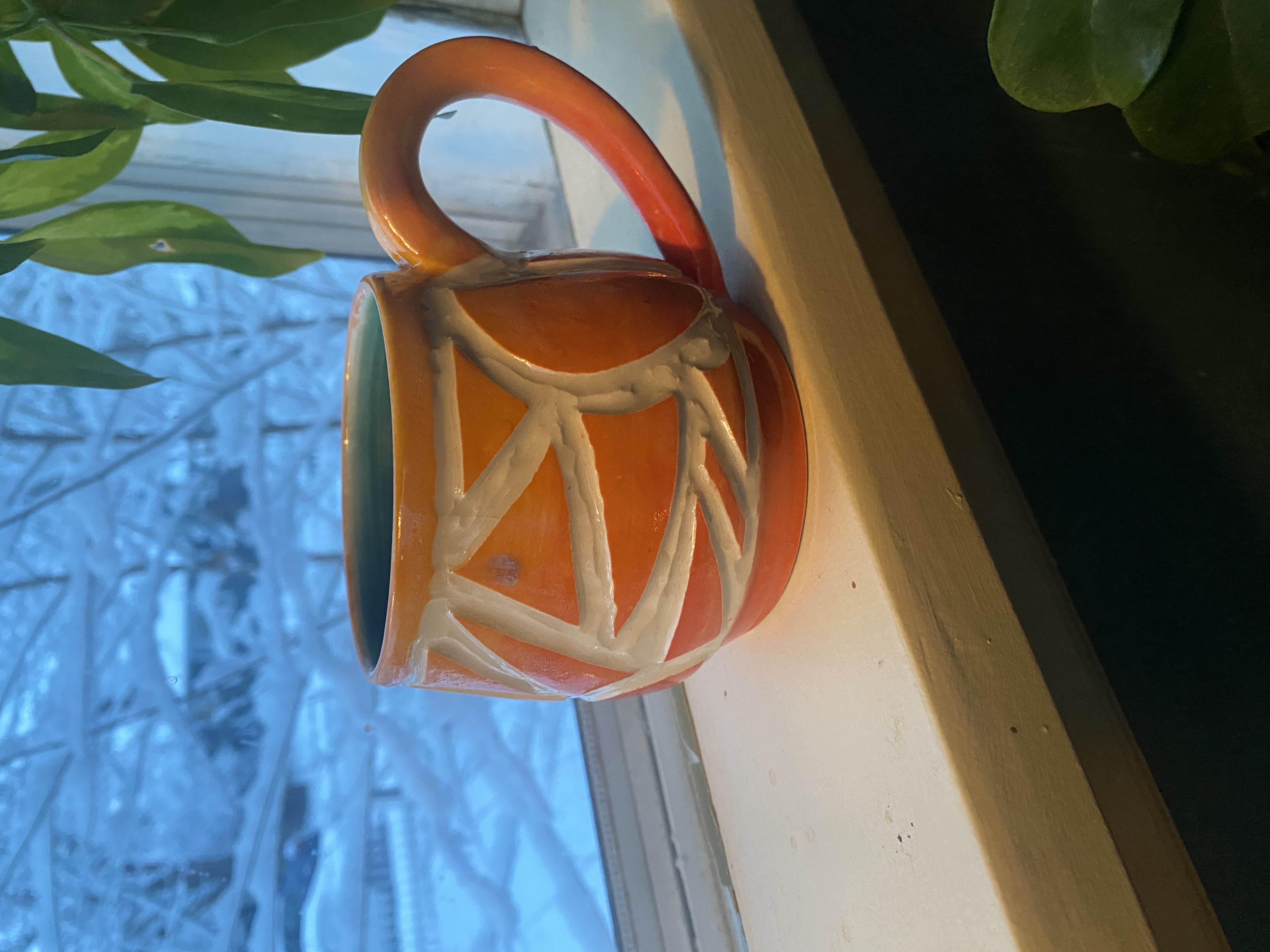 Handmade Sunshine Mug, 12 oz
