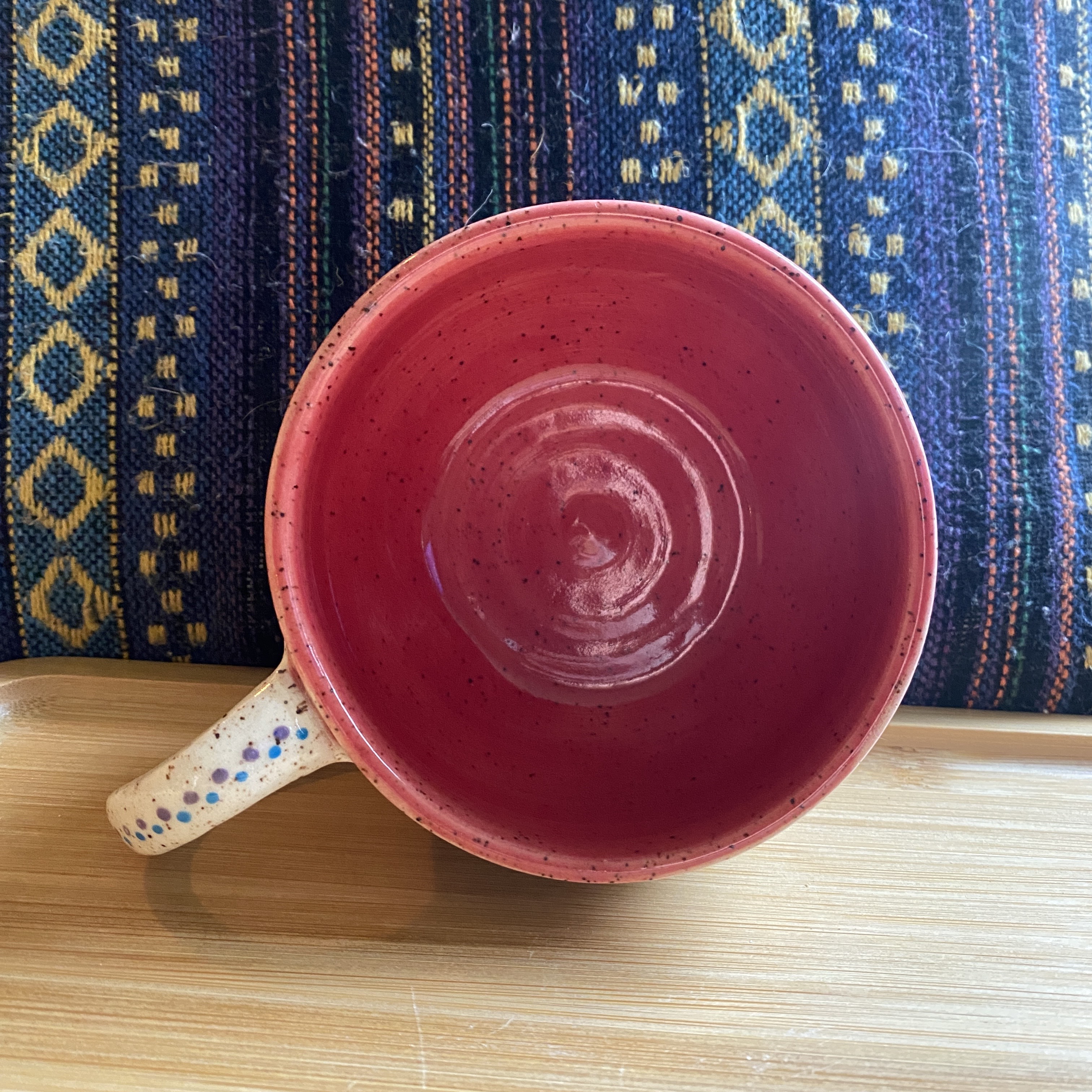 Handmade Multicolored Mug, 12oz