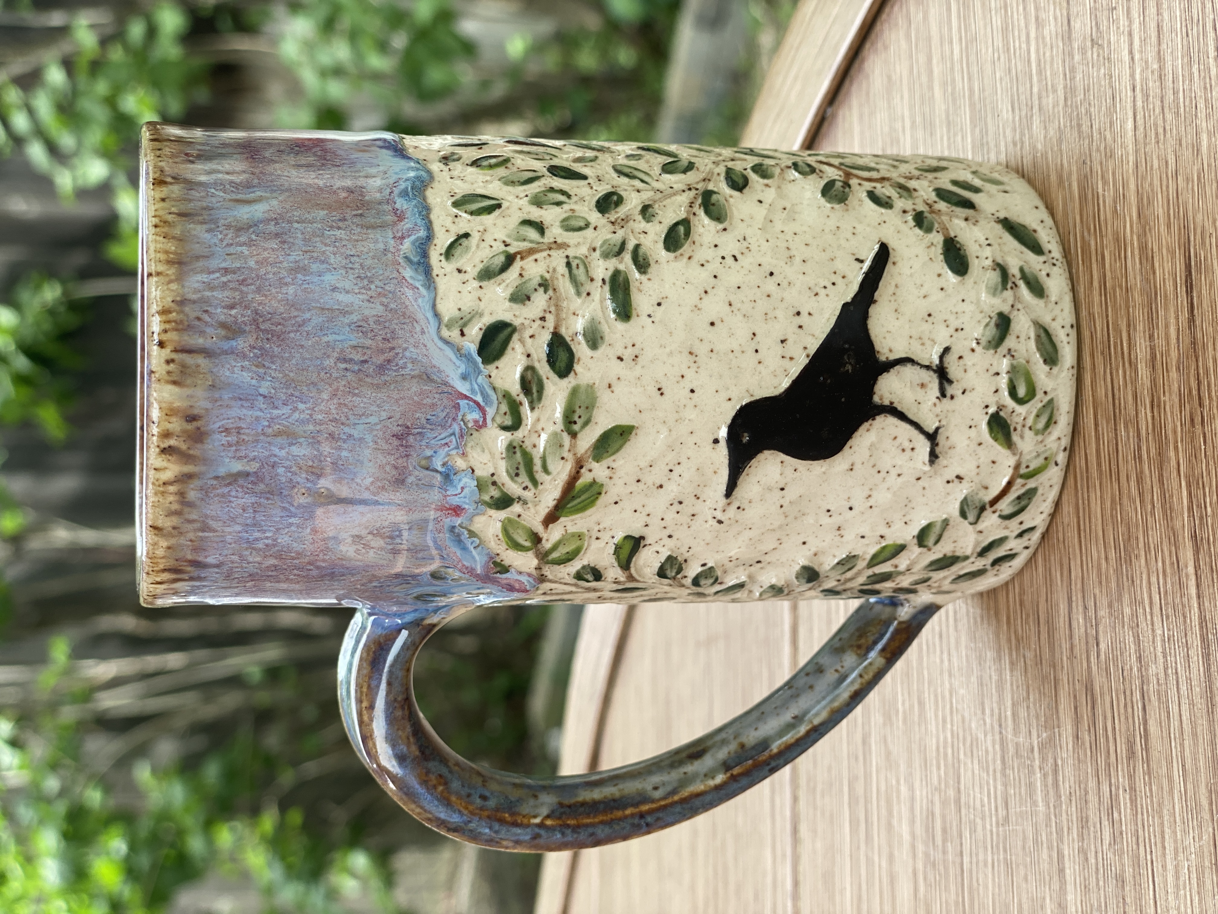 Tall Crow Mug, 11 oz