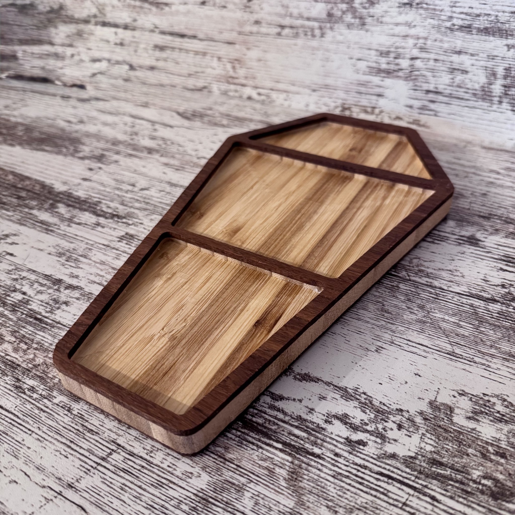 Coffin Bamboo Charcuterie Board