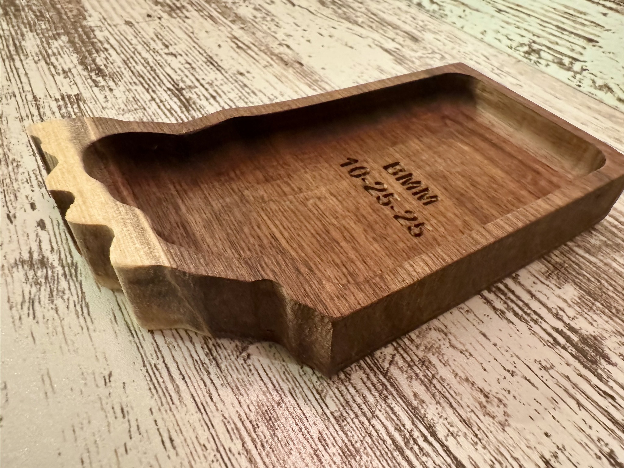 Indiana Walnut catchall