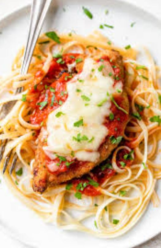 Chicken Parmesan with Spaghetti